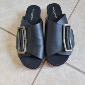 Dover Black Platform Sandal